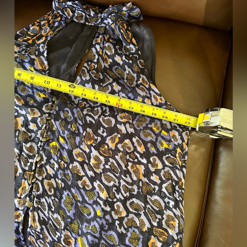 Anthropologie Multicolor Patterned Sleeveless Blo… - image 8